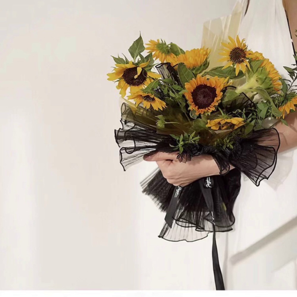 パールレースフラワーラッピングクロス波糸花屋ギフト包装紙 2 - Flower Wrap Kraft のレビューと価格