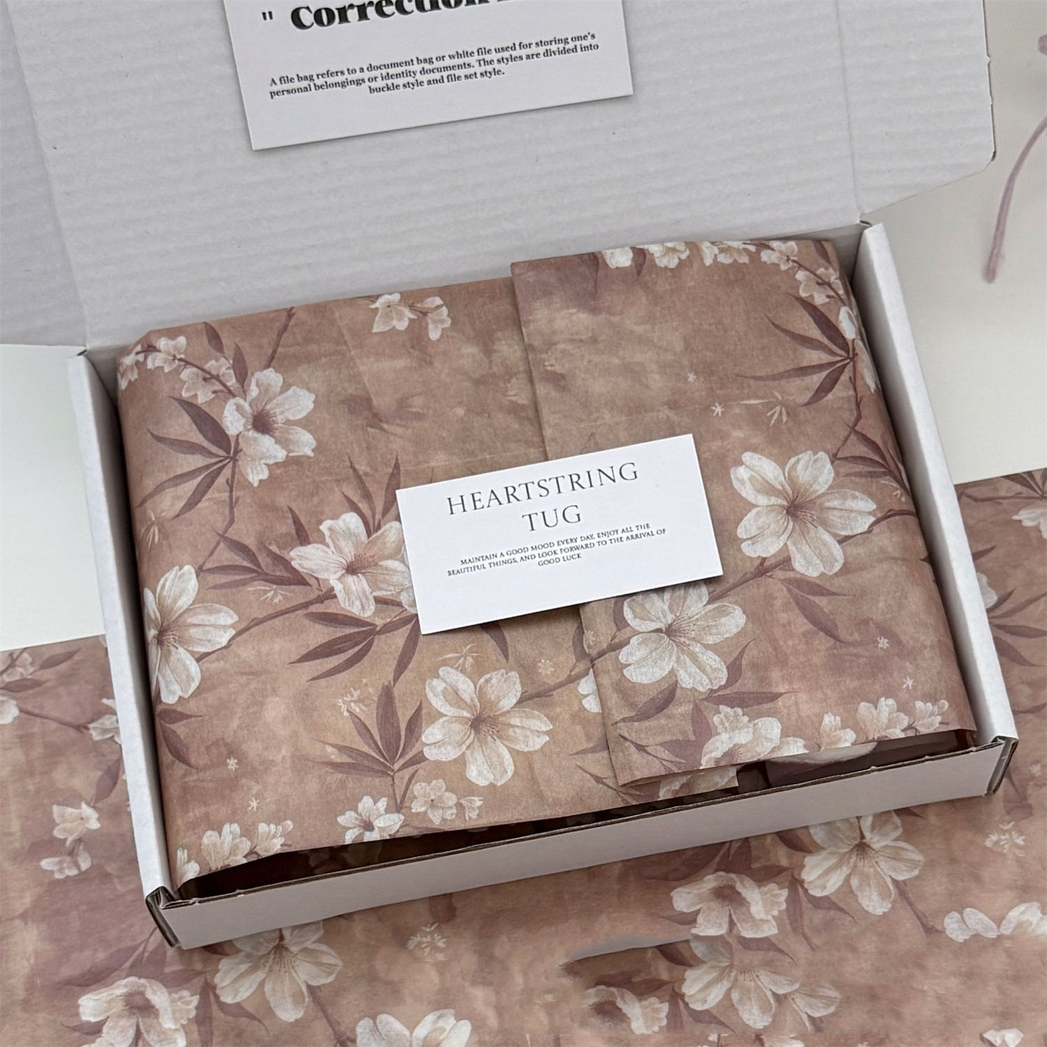 雪梨紙 花柄包装紙 誕生日プレゼント包装紙 ティッシュペーパ - Flower Wrap Kraft のレビューと価格