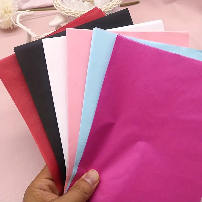 10 個 50*66 センチメートルカラーティッシュペーパー - Flower Wrap Kraft のレビューと価格