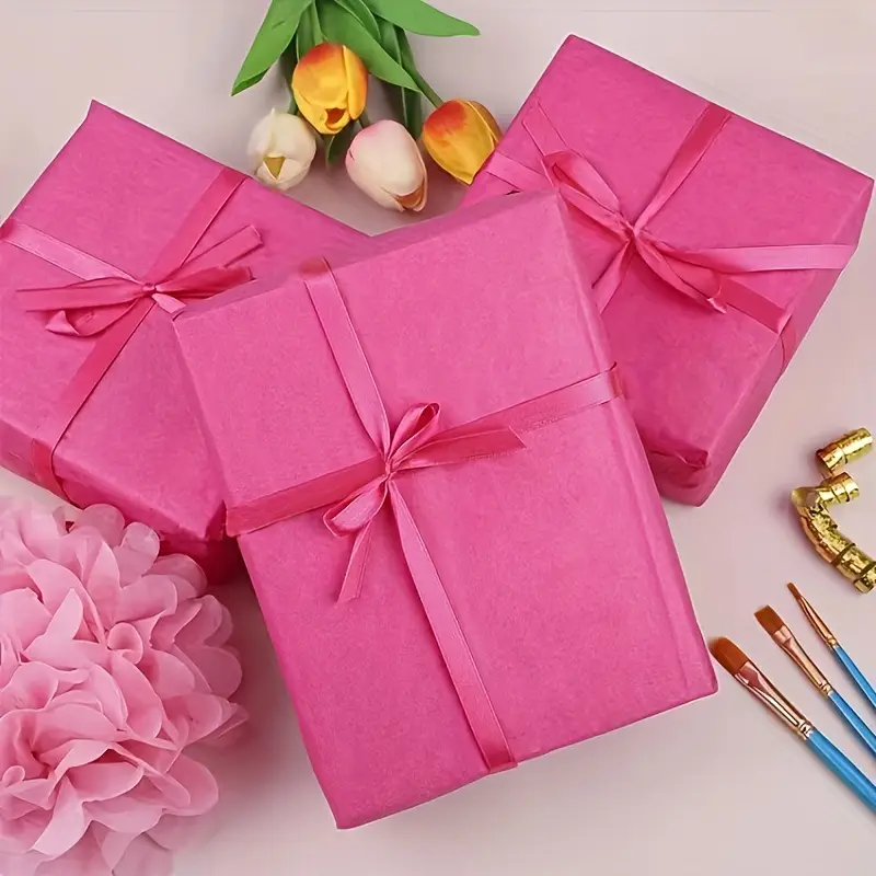 10 個 50*66 センチメートルカラーティッシュペーパー - Flower Wrap Kraft のレビューと価格