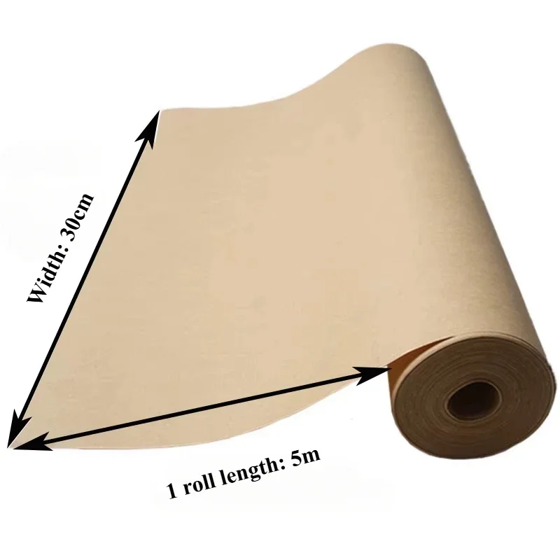 YITAPE 30cm*5M ブラウンクラフトペーパーロール - Flower Wrap Kraft のレビューと価格